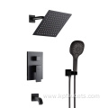 Matt Black Wall Mounted Luxury Shower Head